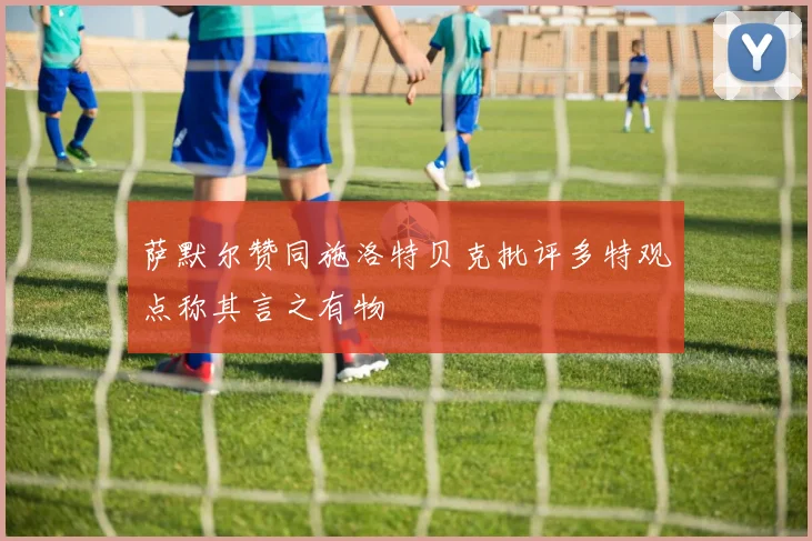 萨默尔赞同施洛特贝克批评多特观点称其言之有物